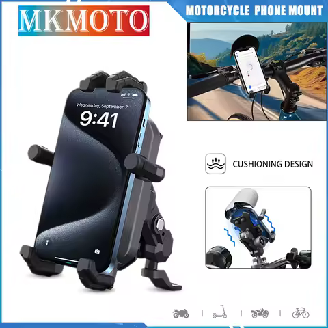 Shockproof Handlebar Rearview Mirror Phone Holder Motorcycle Accessories For CBR600RR CBR1000RR 1100XX CBR650R 650F CB650R 650F
