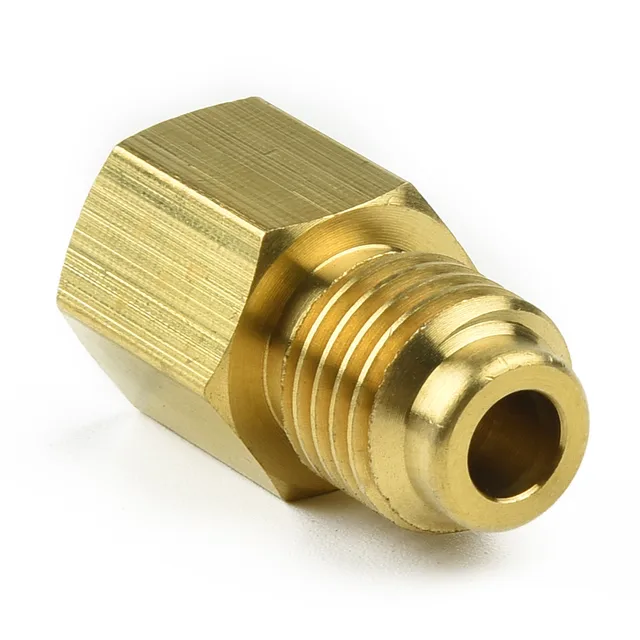 Mosiężny adapter klimatyzatora samochodowego Szybkozłącze 1/2 "ACME męski 1/4" SAE Ergonomiczna konstrukcja zapewniająca wysoką wydajność podczas