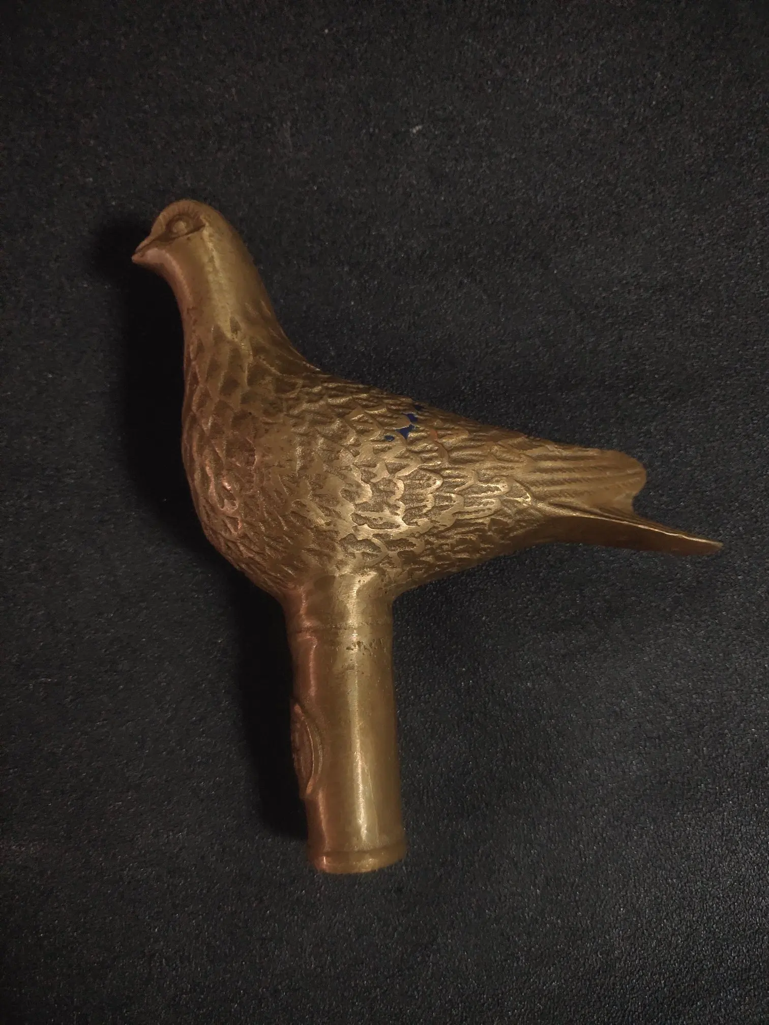 

Chinese brass personality bird cane head trekking pole handle