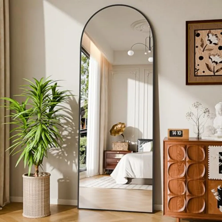 

59"x16" Floor Mirror Full Length Arched Full Length Mirror with Stand Full Body Mirrors for Bedroom Living Room or Cloakroom