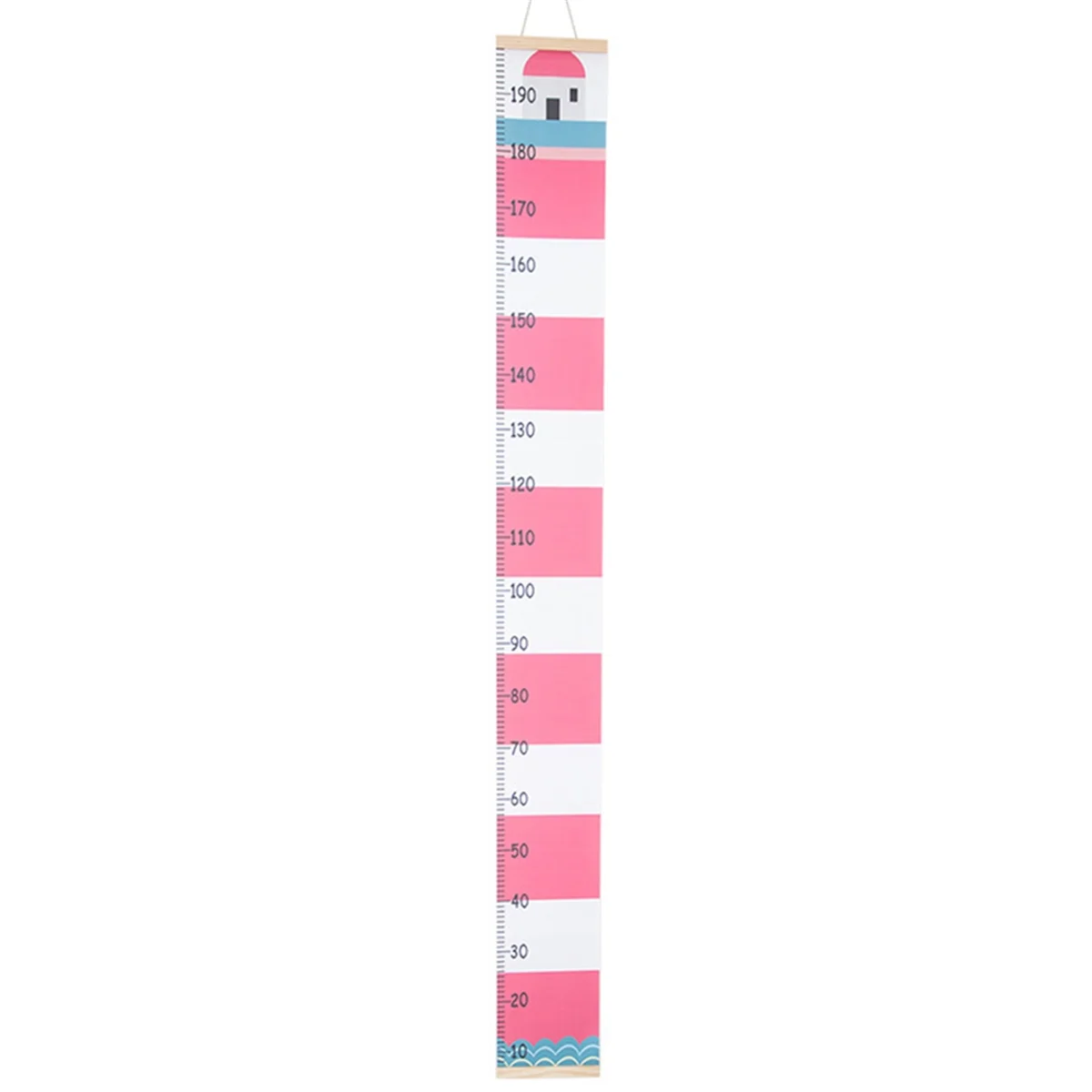 A Canvas Growth Chart for Kids -Unisex Kids Room Wall Decor Measuring Height Chart-Wall Tape with Height Chart for Kids