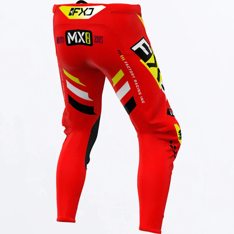 2027 FXJ new motocross pant black grey red blue man red Off-road  Enduro cross adult yellow woman pink green