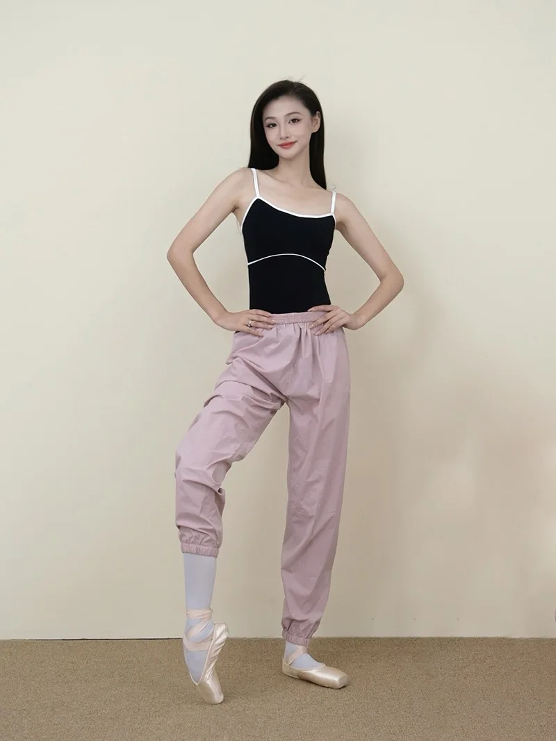 Pantalon de danse de ballet léger, pantalon de survêtement d'extérieur, séchage rapide, pantalon d'échauffement, 2024