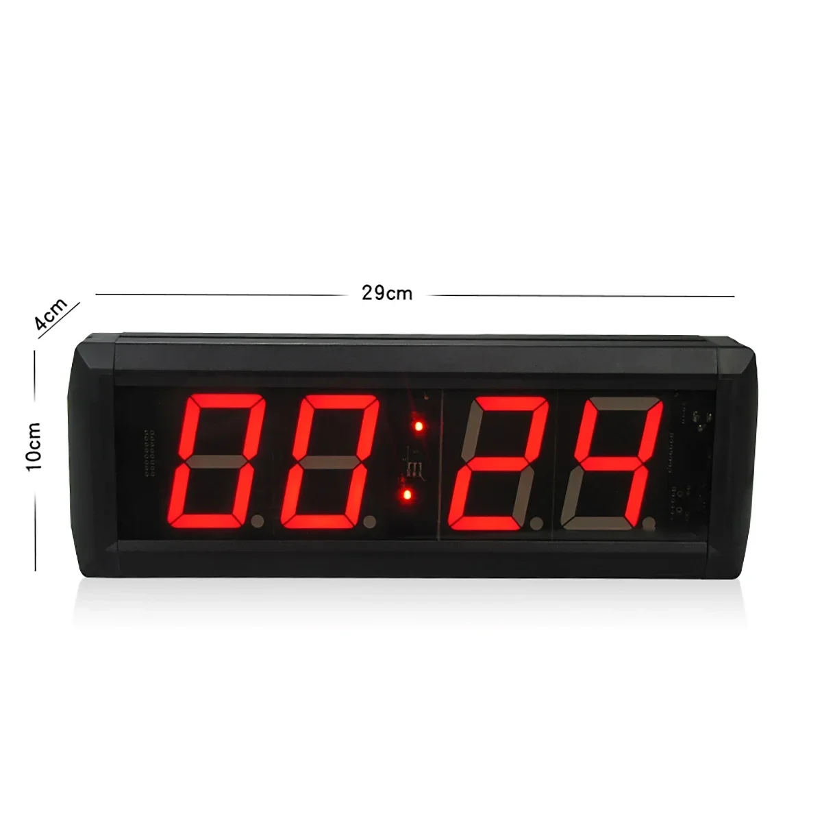 2.3-inch indoor POE wall clock 4-digit LED digital stopwatch countdown timer