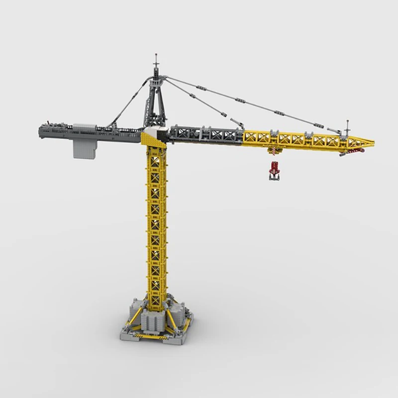 Techniek Model Moc Bouwstenen Stad Toren Kraan FULL Pack Model Technologie Bakstenen Montage Vakantie Bouw Speelgoed Geschenken