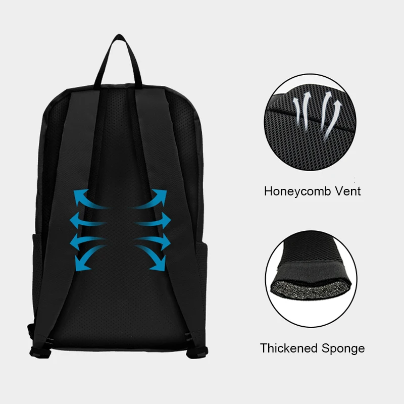 WEPLUS Travel Backpack 10L Water Resistant Sports Bookbag Casual College Student School Bags for Men Women Support Wholesale