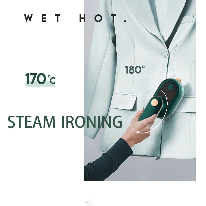 Foldable Mini Iron Garment Steamer Machine Portable Steam Iron Dry And Wet Steam Iron For Clothes 33w Home Travel Steamer G262