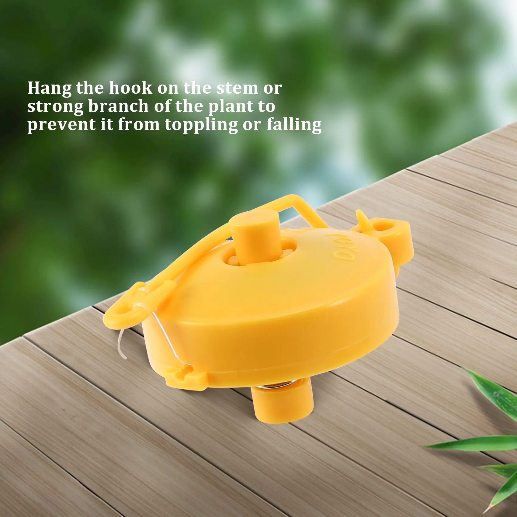 Plant Yoyo Grow Hanger พร้อมตัวกั้น รองรับพืชในร่มแบบปรับได้ Yo Yo (แพ็ค 10 ชิ้น)