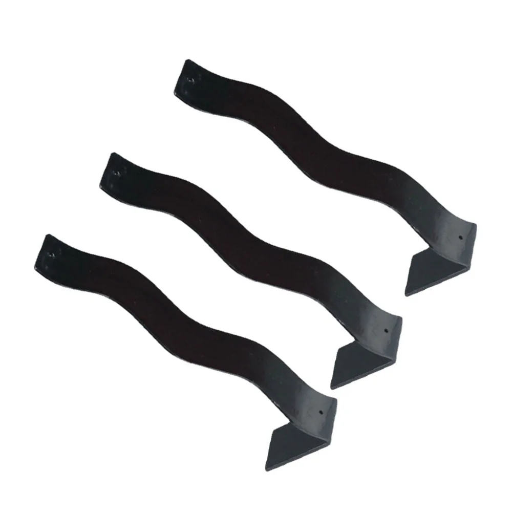 

3pcs Acrylic Hair Clip Organizer Display Stand For Hairpins Scrunchies Ties Barrettes S-Shaped Rack Black Jewelry Display Tool