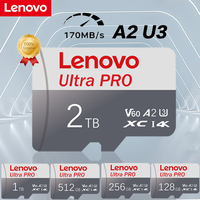 Lenovo 2TB SD Card 1TB 128GB Memory Card Micro TF SD 512GB 256GB Class 10 U1 - Budget for Music/Ebook 5-Pack Bulk Discount