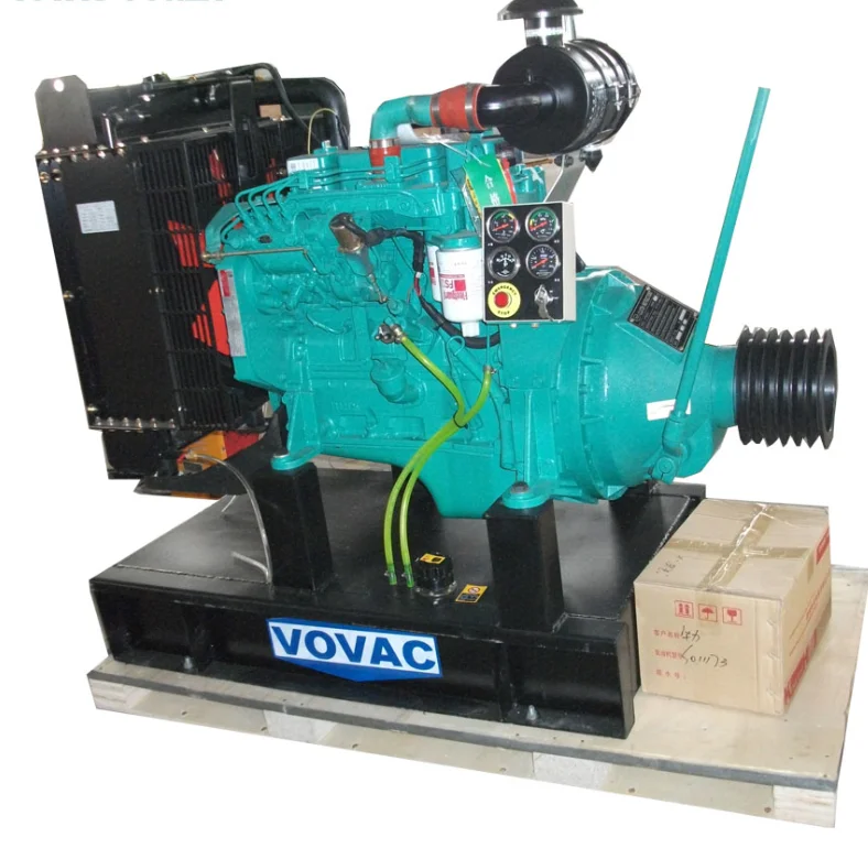 Hot Sales!!! 100hp Stationary Power Diesel Engine With Clutch 4BTA3.9-C100