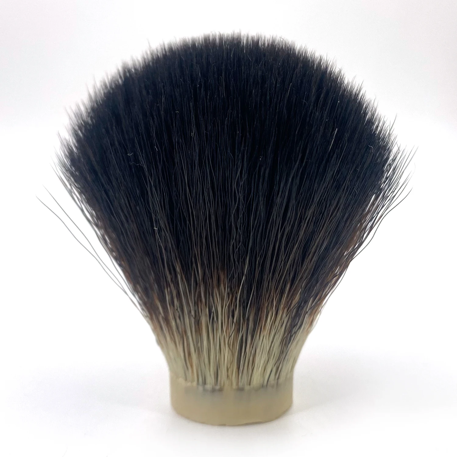 Boti Brush - 2025 nuevo estilo imitación tejón negro pelo sintético nudo bombilla limpieza de barba herramienta de estilismo Kit de cuidado de la barba cepillo