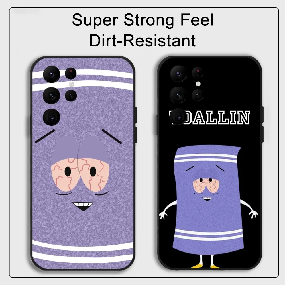 S-South-S-P-Park Towelie Phone Case  Samsung S series s20 s21 s22 s23 s24 FE Plus Ultra TPU Soft to Skin-friendly case