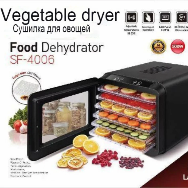 

6-слойная модель светового света, бытовой дегидратор, небольшая сушка для закусок своими руками, сушка на воздухе, цветочный чай, сушилка для фруктов и продуктов питания