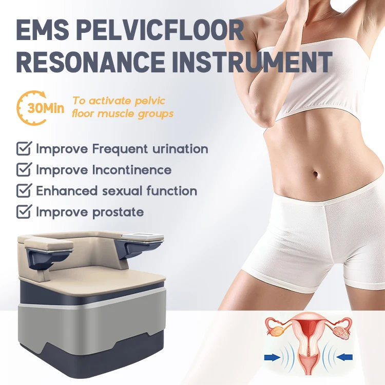 Ems كرسي المهبل تشديد أرضية الحوض محفز العضلات بعد الولادة إصلاح تسلا Ems سلس البول كرسي أرضية الحوض