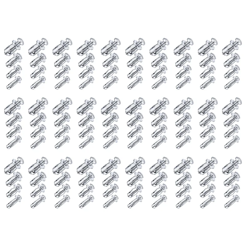 

Flash Trend 120Pcs M 4 M5 M6 M8 Petal Nuts,Expansion Screw Jack Nut,For Hollow Wall Iron Plastic Polywoodpressboard Hardboard Si