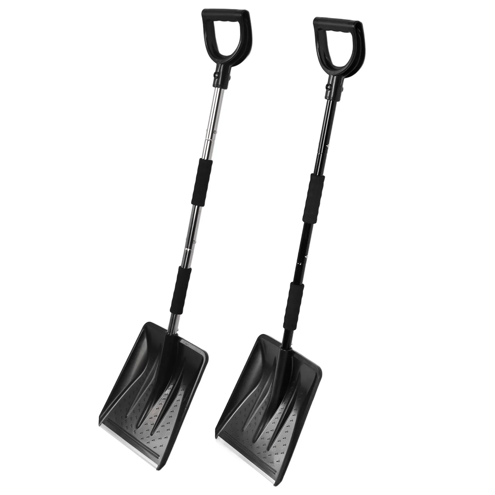 مجرفة ثلج للسيارة قابلة للتمديد وقابلة للفصل قابلة للتدوير 3 في 1 مجرفة إزالة ثلج السيارة من الفولاذ المقاوم للصدأ لحالة الطوارئ الخارجية #3