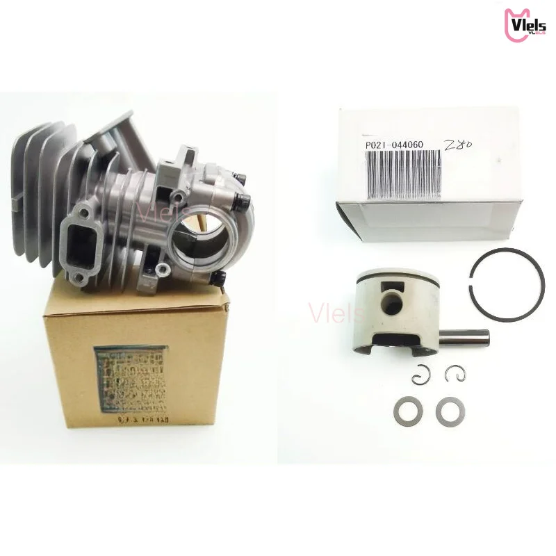 Gas Chainsaw Cylinder Piston Kit Piston Ring Pin Circlip For ECHO CS‑280TES Complete Replacement Saw Spare Accessory