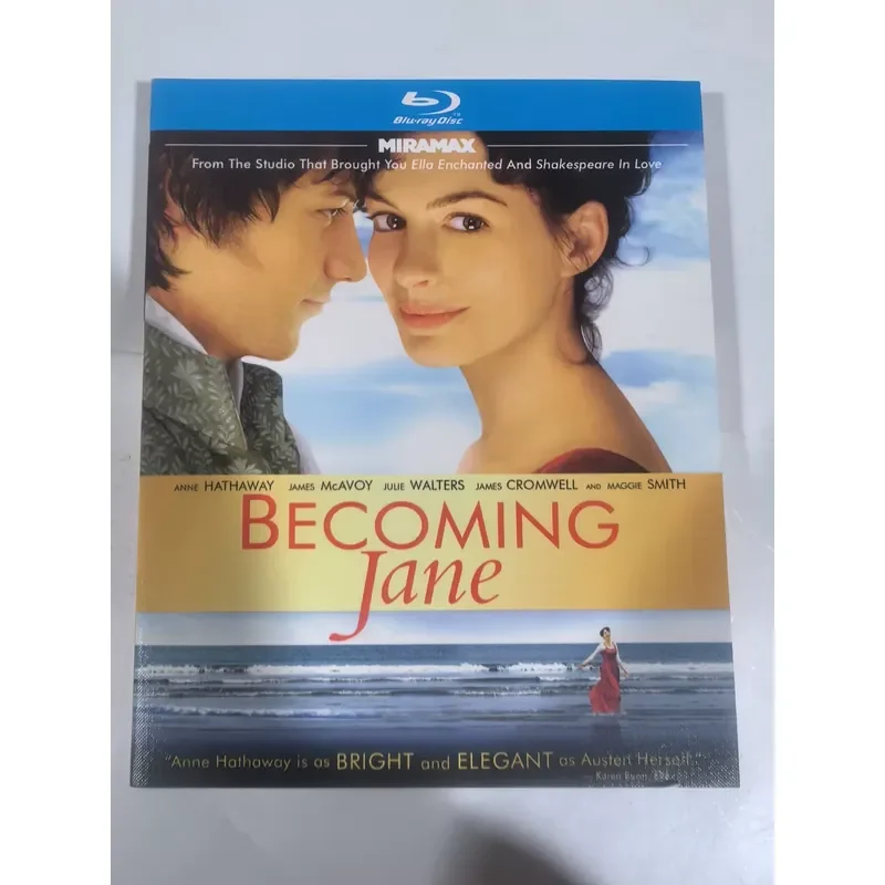 Blu-ray Disc Movie Becoming Jane Austen Classic Romance Film High Definition Video