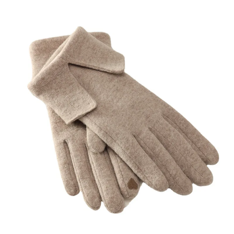 Luvas de veludo touch screen para senhoras, tela de toque, windproof, pele-friendly, quente, ao ar livre, equitação, moda, outono e inverno
