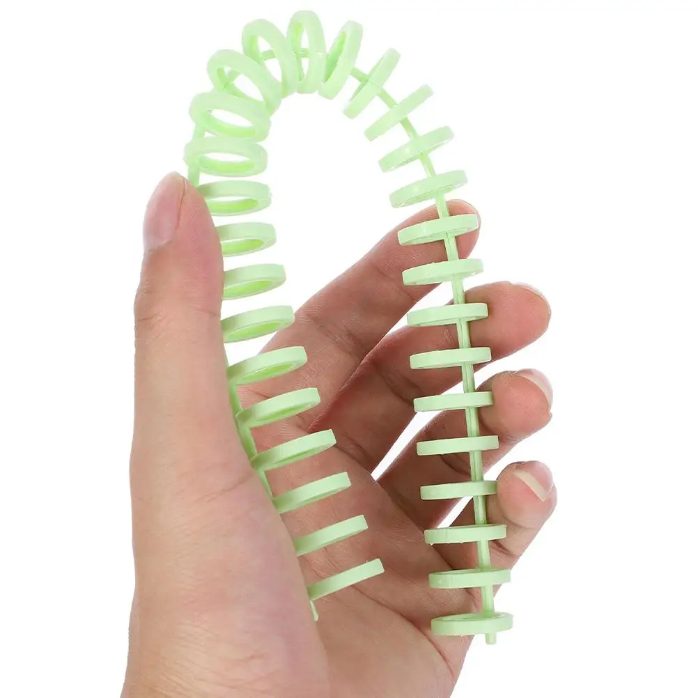 10 Pcs Note Pads Loose-Leaf Coil Rings Detachable Binder Bookend Plastic Notebook Colorful Spiral Binding Coils DIY Office