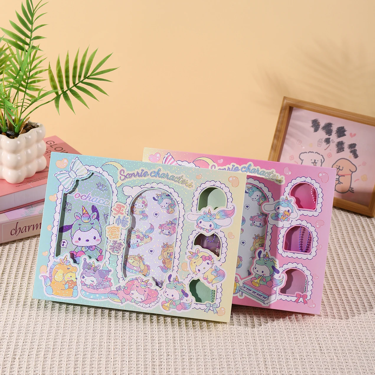 مجموعة دفاتر الملاحظات الجديدة من سلسلة Sanrio Unicorn، دفتر ملاحظات عالي القيمة، مخطط أسبوعي |   ألوان متعددة متوفرة