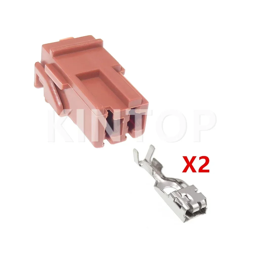 1 Set 2 Pins 1-144835-2 142680-1 Car AC Assembly Wire Connector 1-142680-1 Auto Electric Cable Socket with Wires - Detail 1