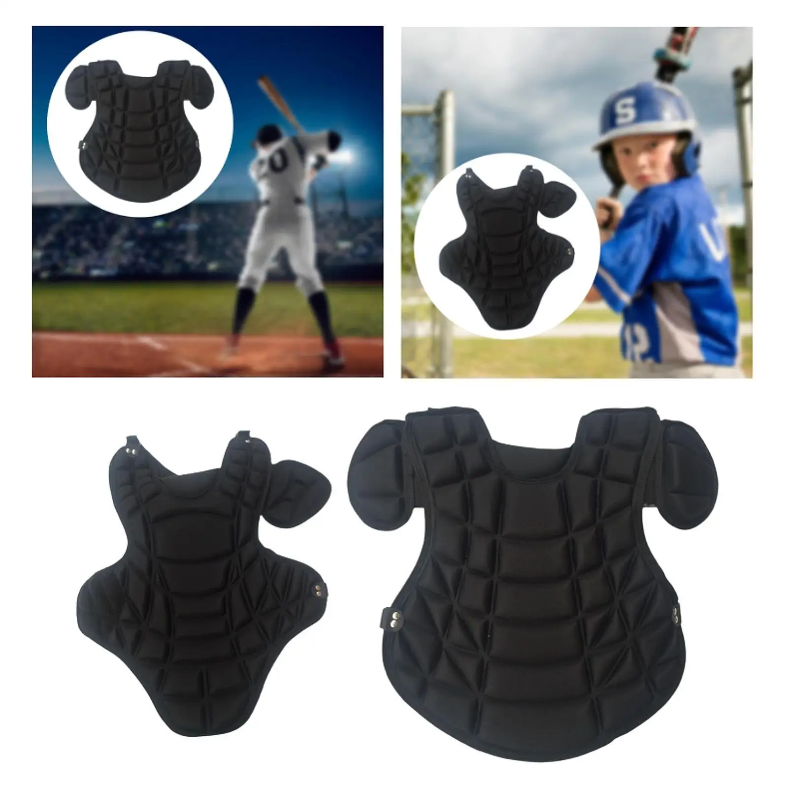 Protector de pecho Catcher Kickboxing Muay Thai Protector de pecho deportivo Softball