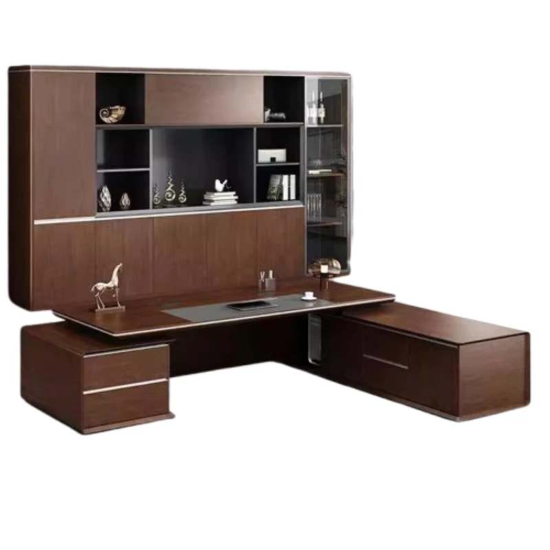 Designer Quality Computer Desks Reception Corner Storage Dark Computer Desks Organizer Conference Escritorio Oficina Furniture