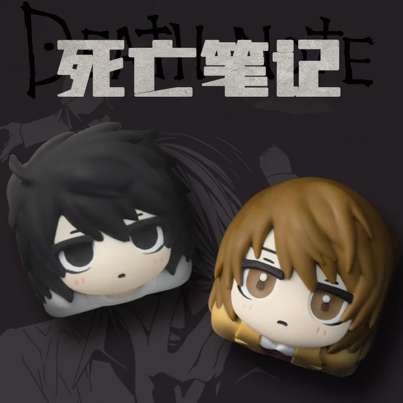 HCY Death Note Yagami Light Anime Keycap Resin 3D Printed Custom Artisan Keycap PC Gaming Mechanical Keyboard Accessories Gifts view 3
