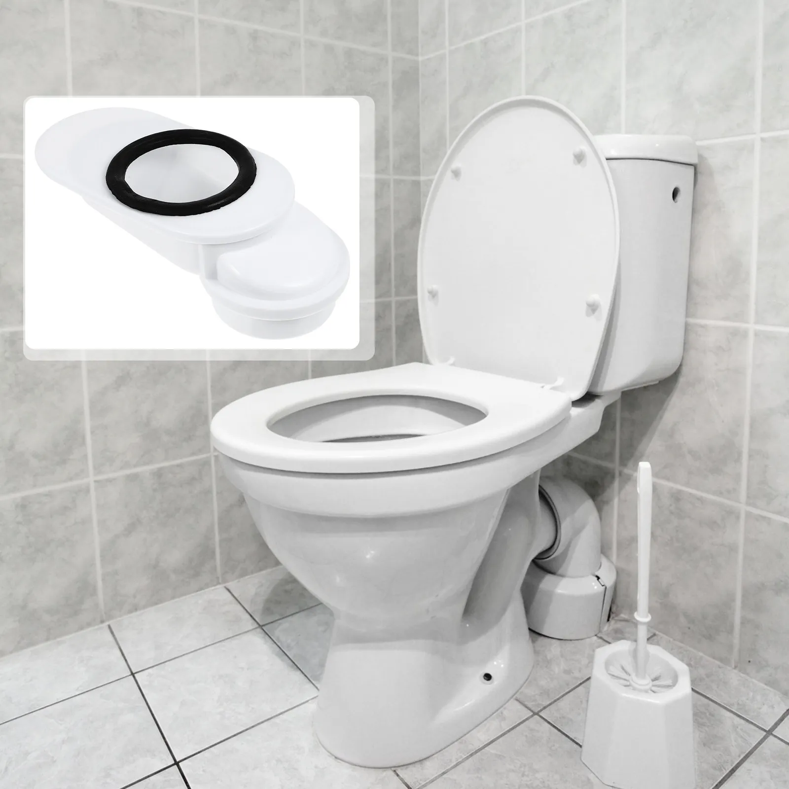 

Toilet Shifter Plastic Material Wear Resistant Toilet Closestool Water Outlet Position Change Drain Shifter Device