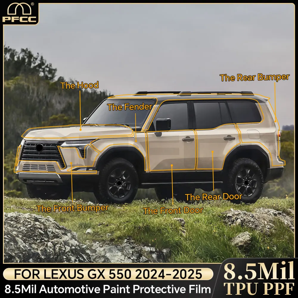 

Car Paint Protection Film Sticker Body Bra Kit Sticker Anti-scratch Transparent For Lexus GX 550 Luxury Premium Over 2024 2025