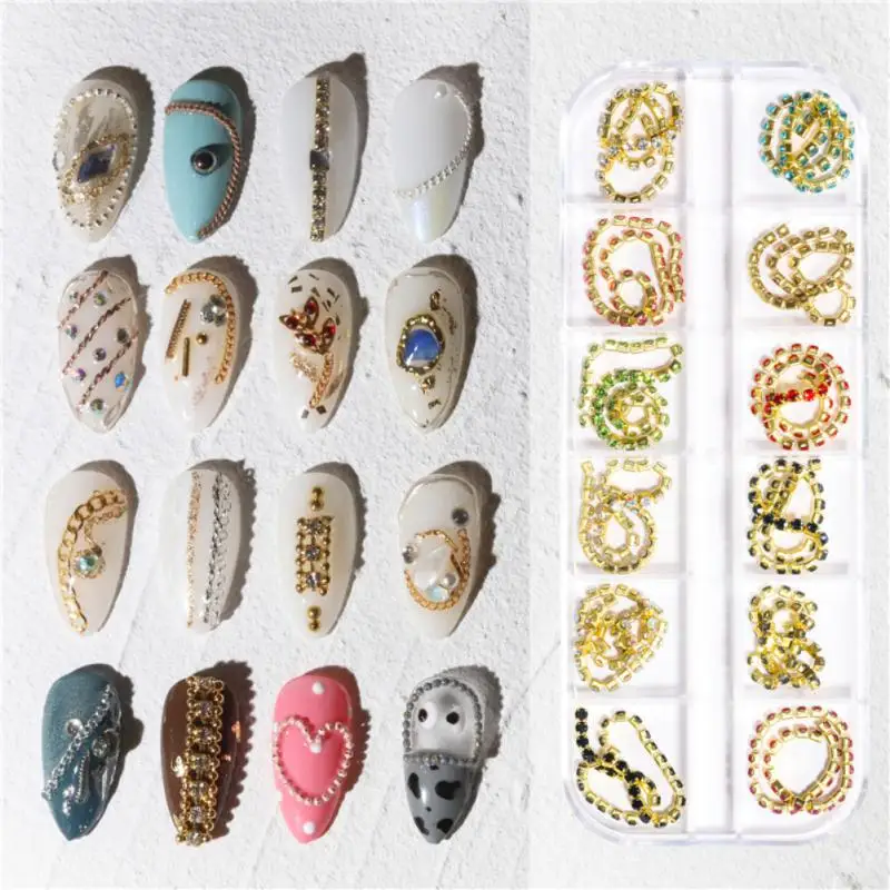 Unique Nail Design Supplies Versatile Chain Nail Decoration Trendy Creative Nail Art Jewelry Trendy Nail Art Jewelry Stylish