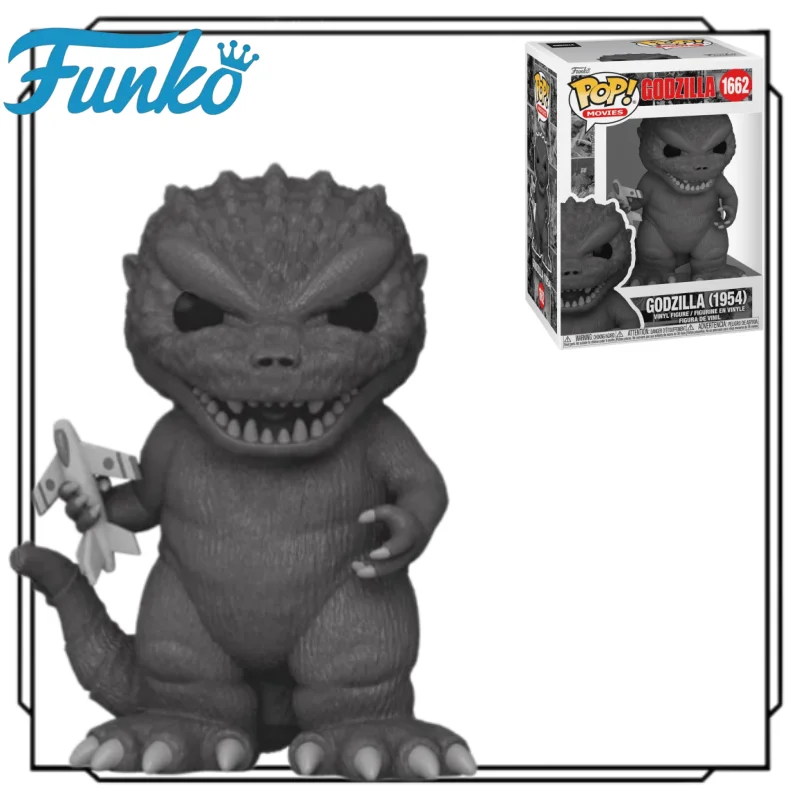 Funko Pop! Original Películas # Figura Coleccionable Retro del 70 Aniversario de Godzilla 1954, Adorno de Escritorio de la Película Monstruos, Regalo