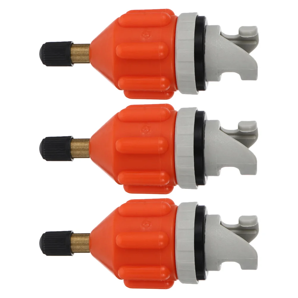 

3pcs Air Pump Adapter for Inflatable Kayak SUP Board Gas Nozzle Copper Valve Converter Portable Compatibility