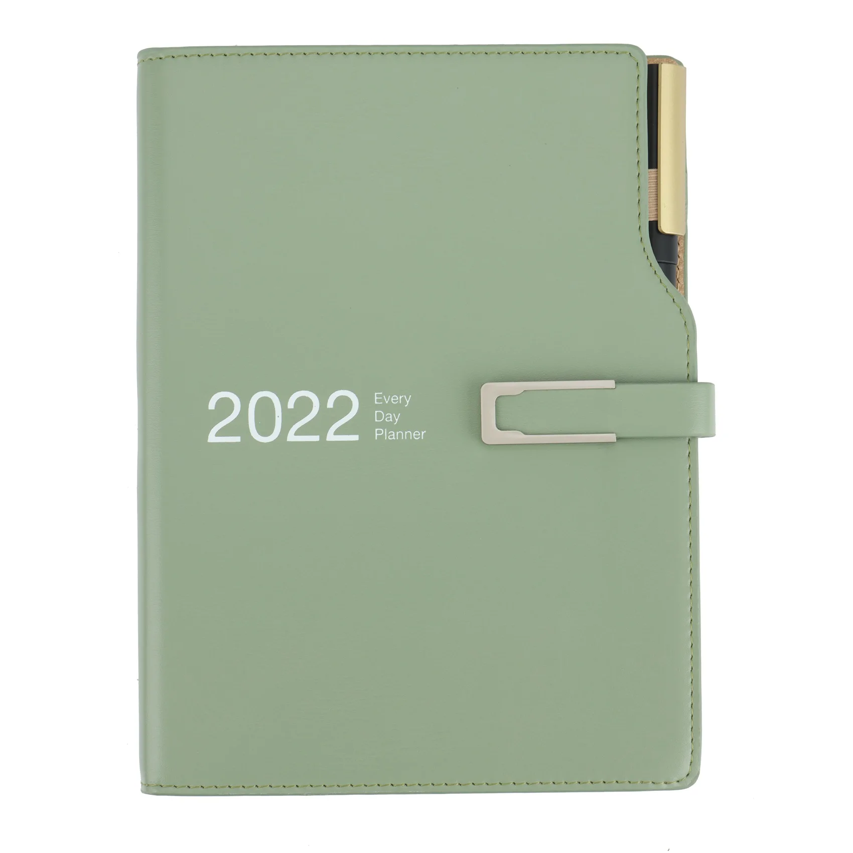 Planner Stationery Organizer A5 Notebook and Journal with Pen Diary Notepad School Note Book,Green