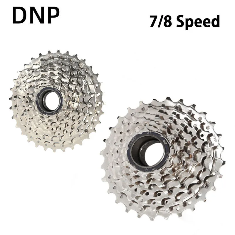 DNP Mountain Bike Sprocket 7 8 9 10 Speed Bike Cassette Flywheel 7S 8S 11-28 11-32T Mountain Bike Freewheel Road Bike Sprocket