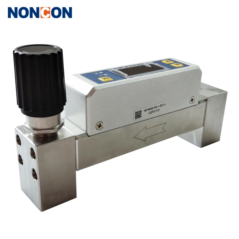 MF4600 series digital argon gas medical Oxygen flow meter sensor O2 N2O air Mass flowmeter