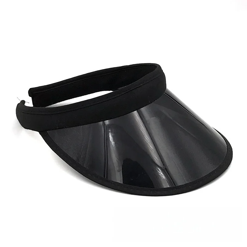 Modische Sommer-Outdoor-Sport-Sonnenschutzkappe Unisex Transparenter Plastik-Visor-Hut Bonbonfarbener PVC-Sonnenschutzhut UV-Schutzhut – Detail 5