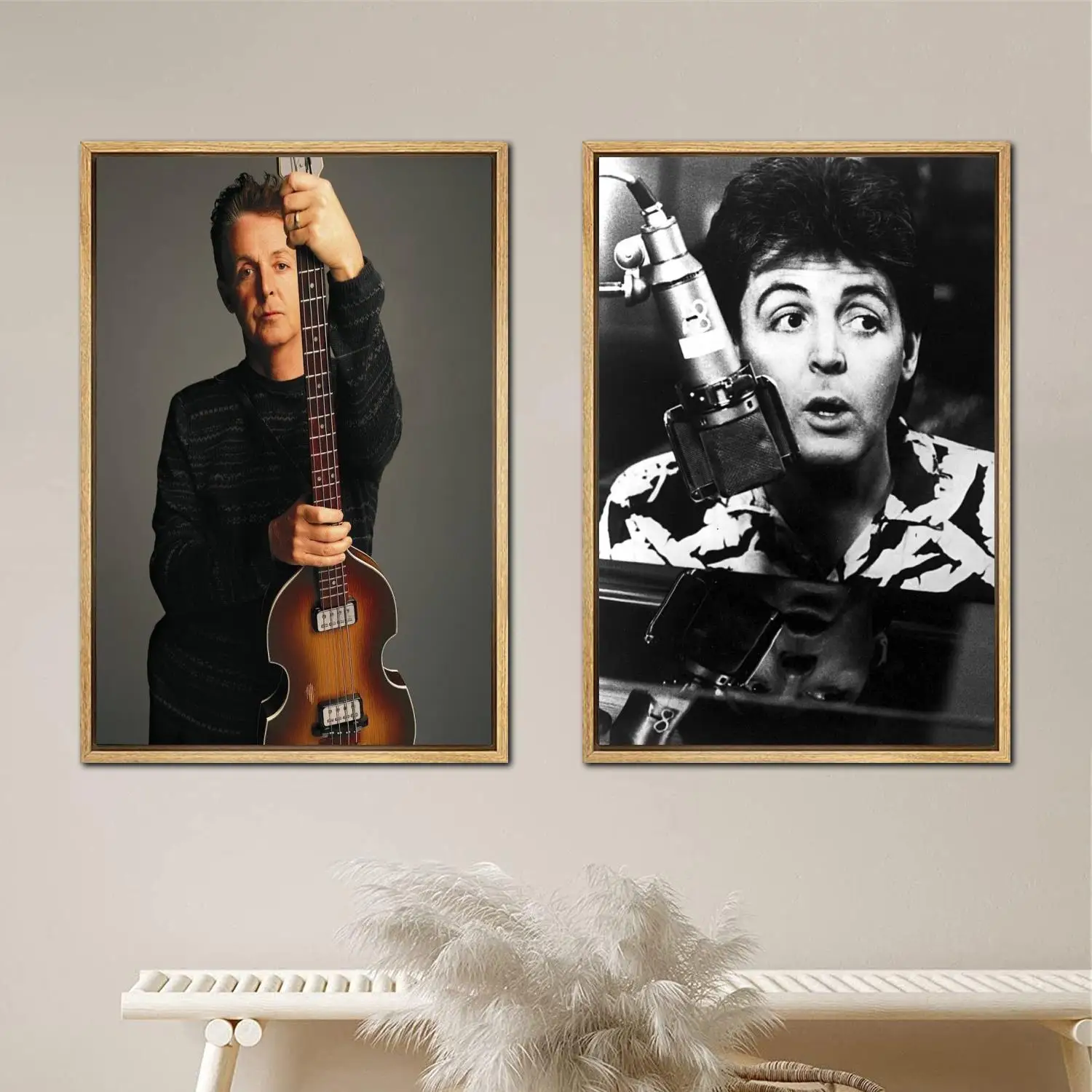 Paul & Linda McCartney Poster Painting 24x36 Wall Art Canvas Posters room decor Modern Family bedroom Decoration Art wall decor