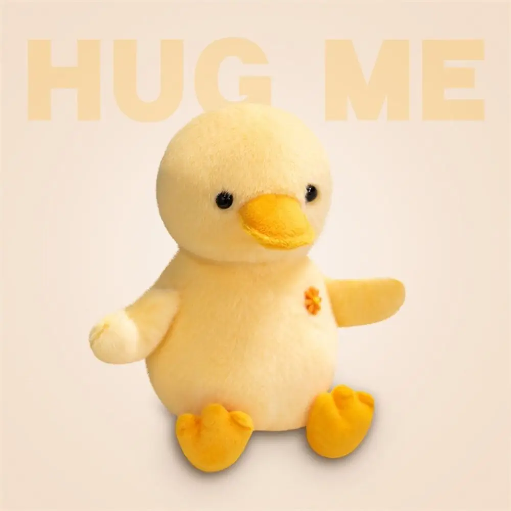 Comforting Sleep Doll Simulation Yellow Chick Toys Fluffy Soft Hug Animal Stuffed Doll Collection Cartoon Frog Stuffed Gifts
