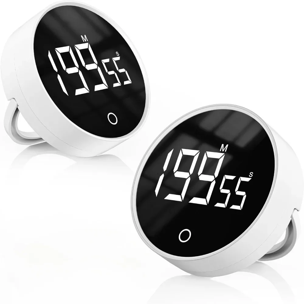 Digital Kitchen Timer,Kitchen Gadget,Magnetic Visual Large LED Display Countdown Timer, Adjustable Volume,Convenient for Cooking