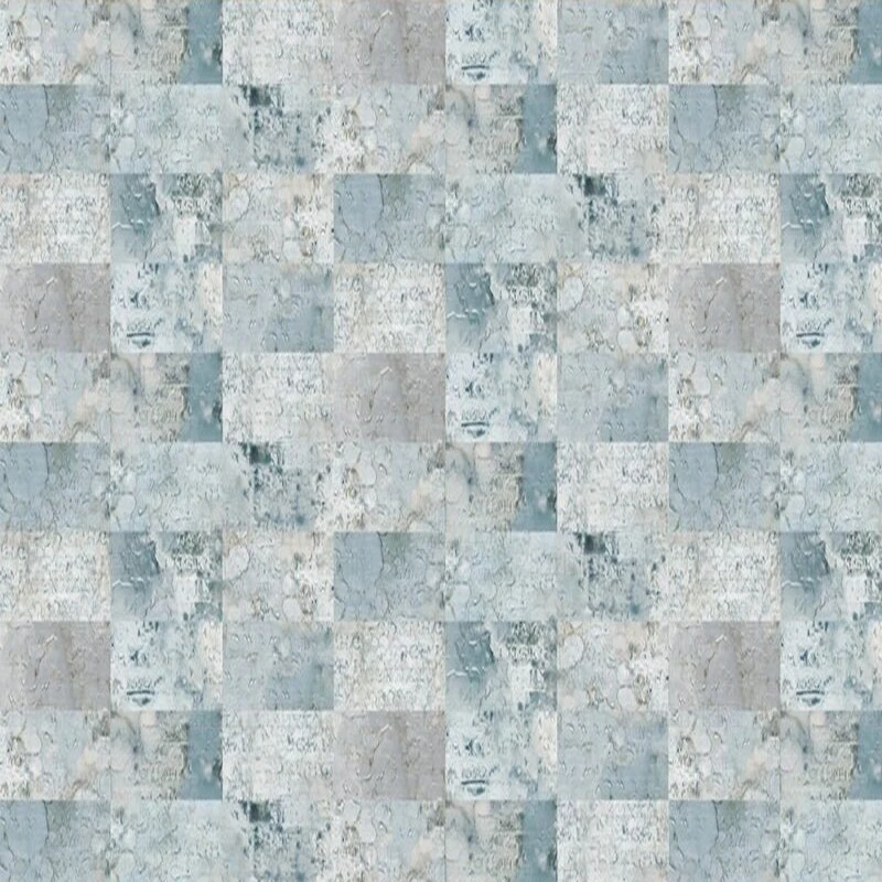 Geometric Original light blue texture picture TV bedroom home decoration mural background wall