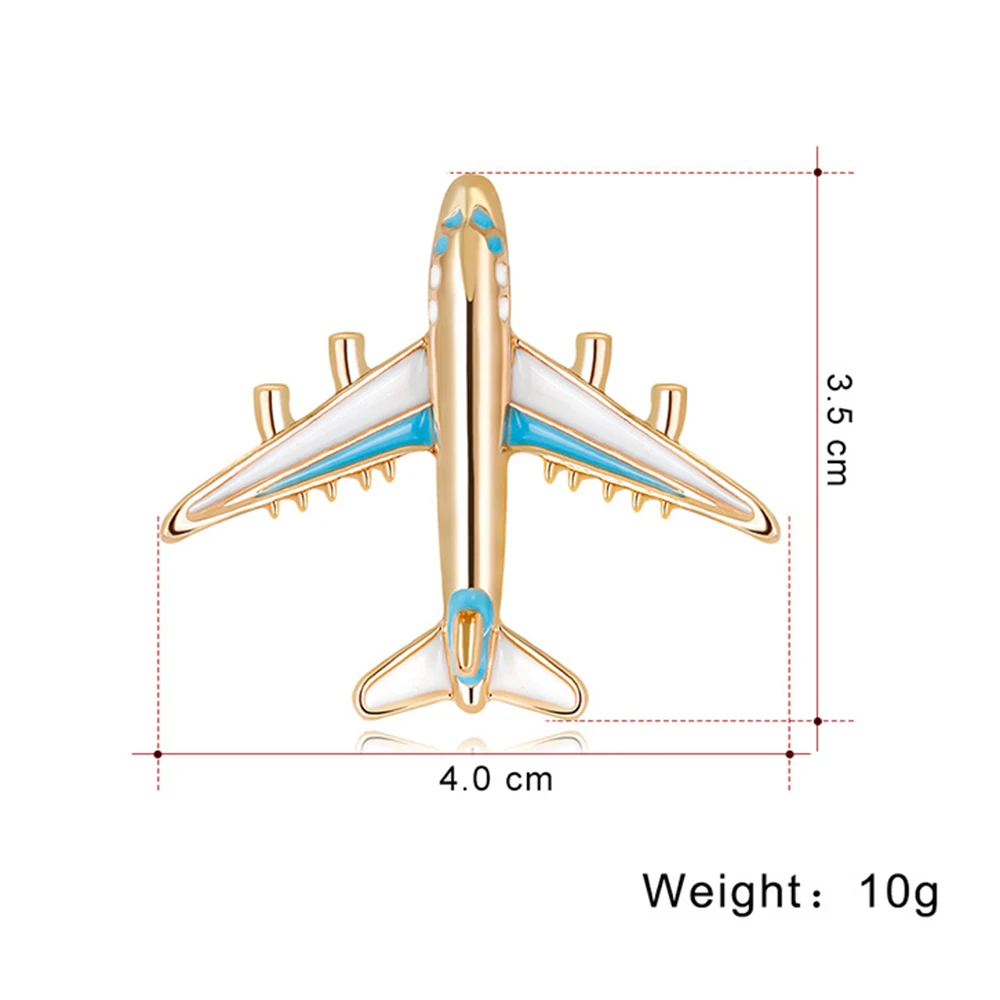 Hanrelhe spilla smaltata per aerei spilla creativa zaino per aereo distintivi per risvolto accessori gioielli per piloti appassionati di aviazione