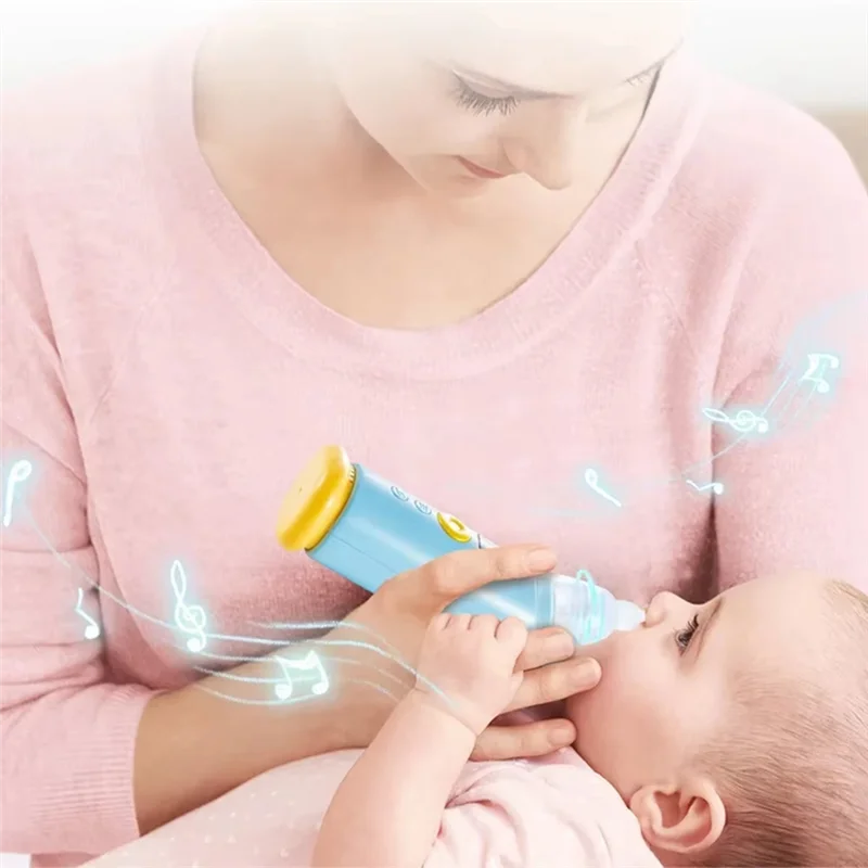 เครื่องดูดน้ำมูกเด็ก ABGP พร้อมที่บรรเทาความดันในหู ช่วยบรรเทาอาการไม่สบายในหูที่เกิดจากท่ออ่อนเสียงอุดตัน สีกากี