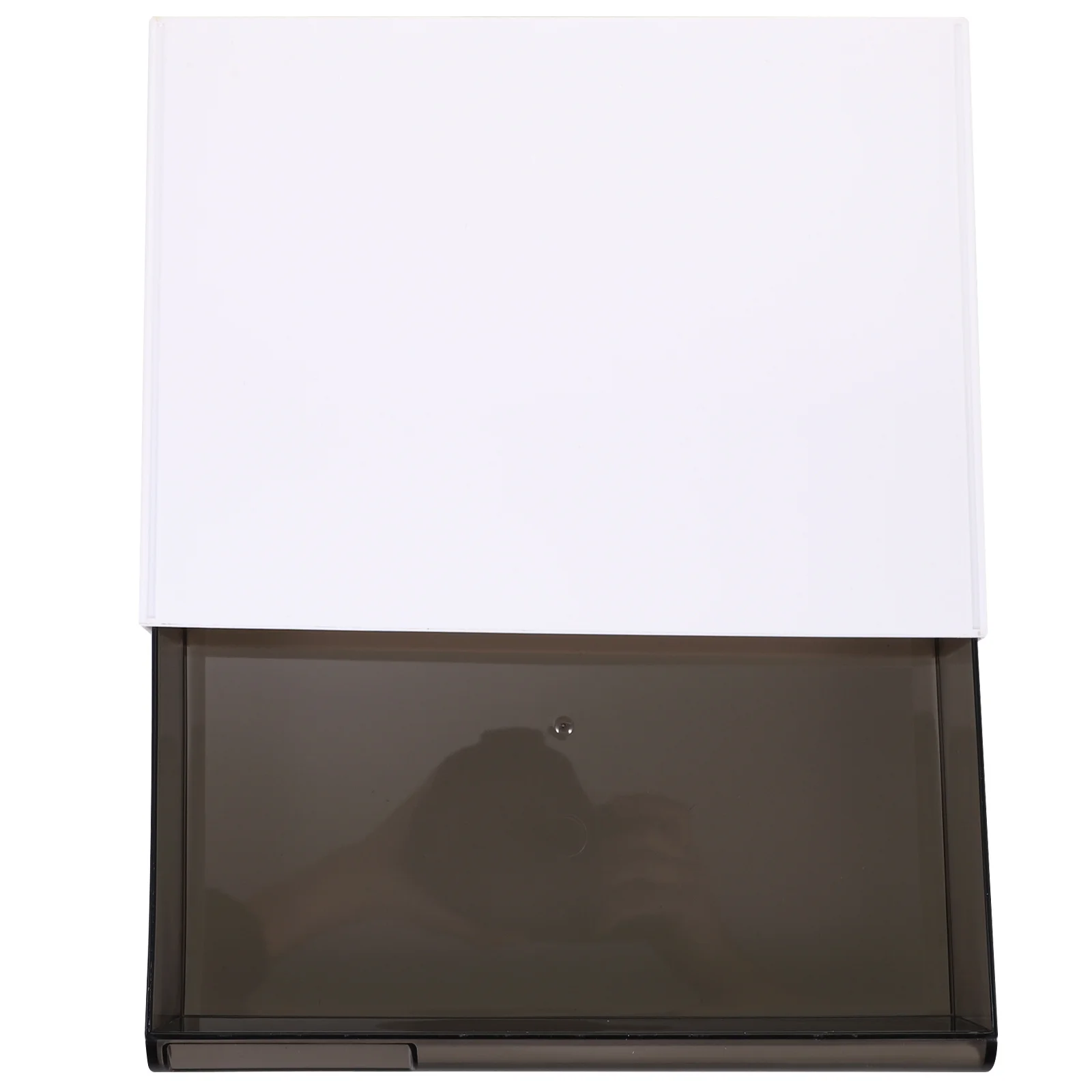 

Under Desk Storage Box Plastic For Desk Stationery Hidden Drawer Nail-Free Desktop Organizer Under Table Drawer Storage