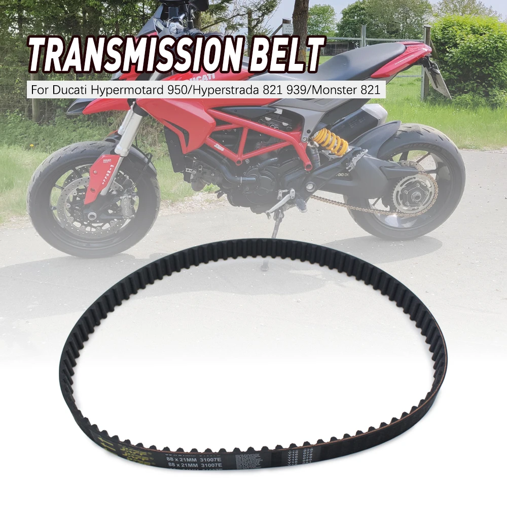 

Motorcycle Drive belt 88MM 21MM 31007E Original Transmission Belt For Ducati Monster 821 Dark Stealth Stripe ABS Dirt Bike