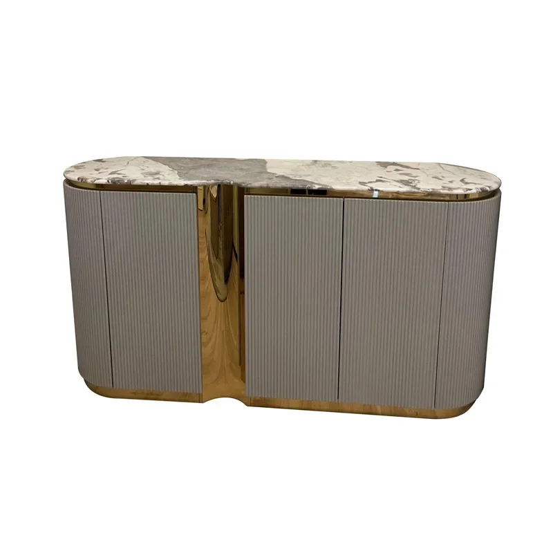 

Итальянский светлый роскошный мраморный лапша, обеденный боковой шкаф, вилла, шкаф для хранения в гостиной, спальне