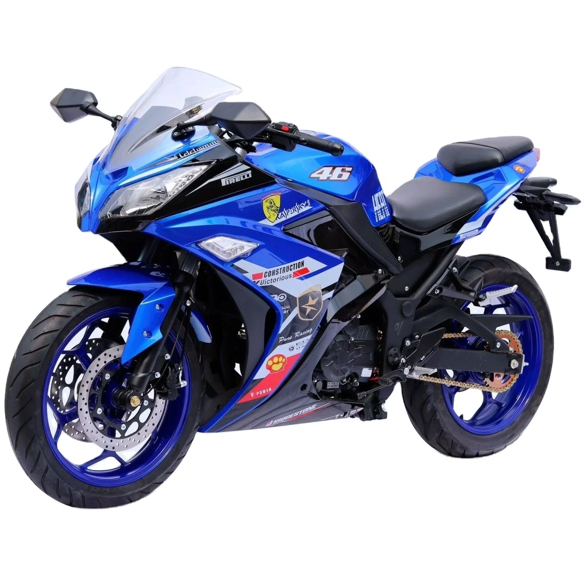 

ForHigh-Power 400CC Twin-Cylinder Racing Motorcycle-Durable China-Made Sports Bike With 160km/h Max Speed For Enthusiasts