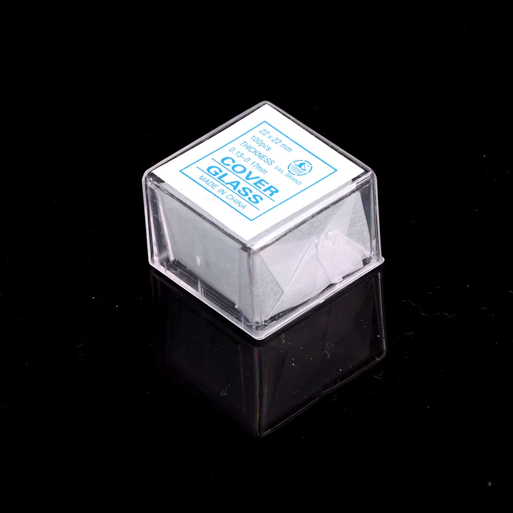 100 pcs Glass Micro Cover Slips 22x22mm - Microscope Slide Covers[S13]